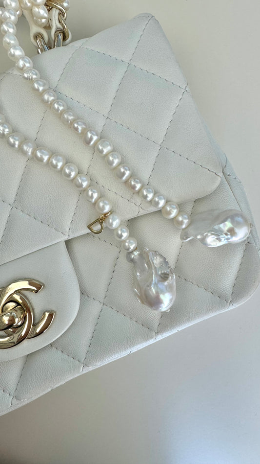 Mika Pearl Bag Chain