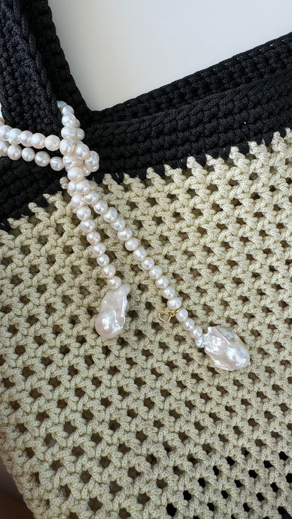 Mika Pearl Bag Chain